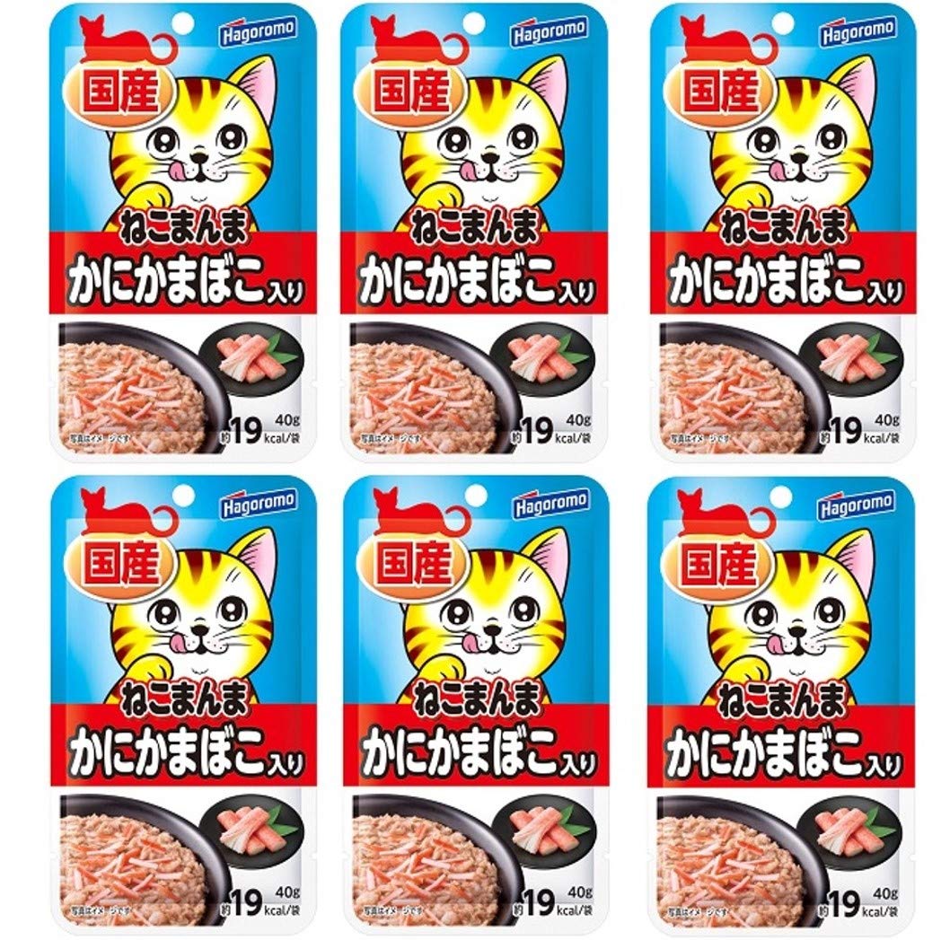 はごろも ねこまんま かにかまぼこ入り 51袋セット　キャットフード 国産 Amazon | はごろも キャットフード (国産) ねこまんま パウチ かに